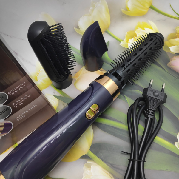 Профессиональный фен- стайлер для завивки и сушки волос 3 в 1 Salon Hair Care Remington RE-2060 (3 насадки, режим Turbo)